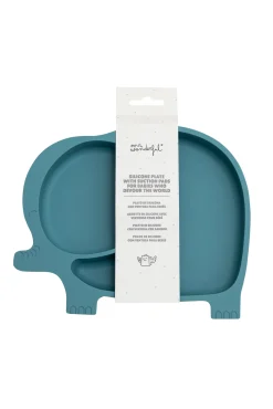 Mr. Wonderful Plato para bebés 100 % con base adherente