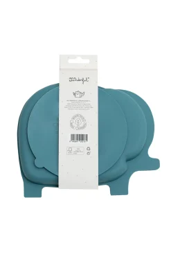 Mr. Wonderful Plato para bebés 100 % con base adherente