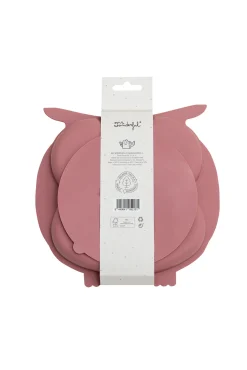 Mr. Wonderful Plato para bebés 100 % con base adherente