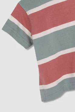 Crianças Gocco Polo de rayas tricolor