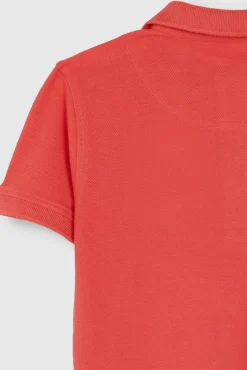 Crianças Gocco Polo detalles contraste rosa