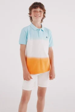 Crianças Springfield Kids Polo dip dye niño