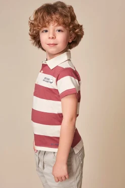 Crianças Gocco Polo estampado golf rosa