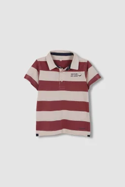 Crianças Gocco Polo estampado golf rosa