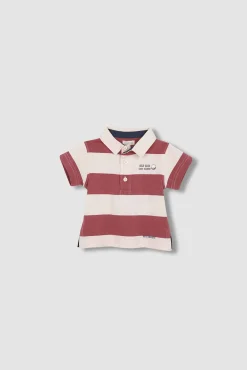 Crianças Gocco Polo estampado golf rosa