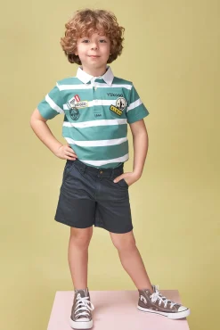 Crianças Gocco Polo rayas claro