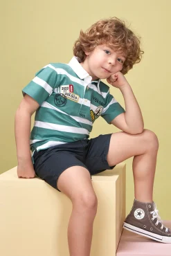 Crianças Gocco Polo rayas claro