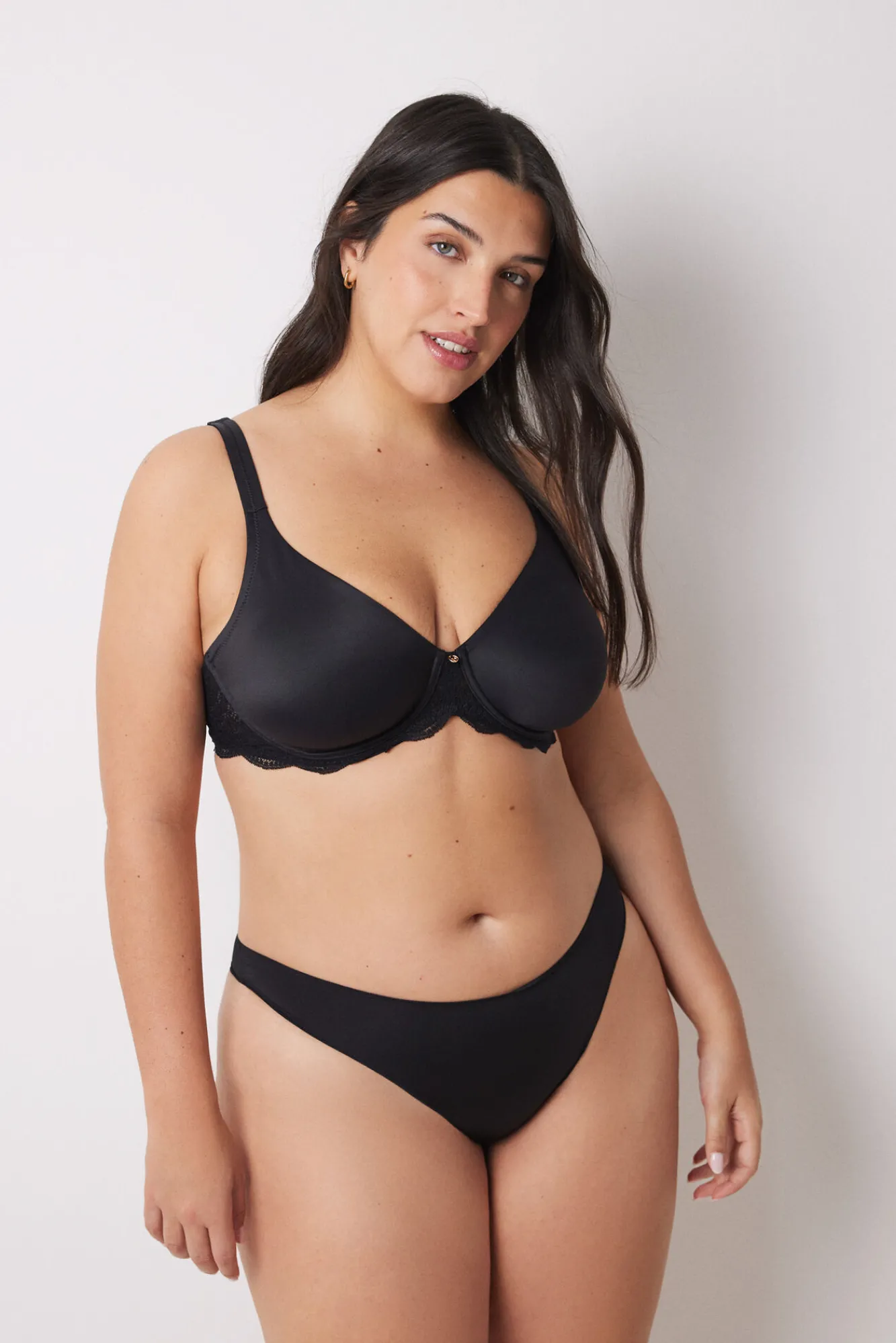 Women'secret REAL Sujetador reductor microfibra y encaje