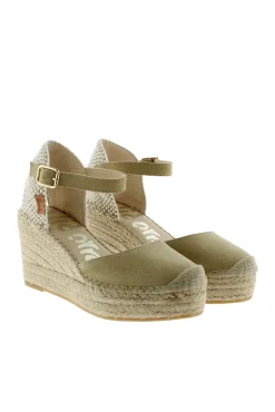 Vidorreta Sandalia cuña yute beige