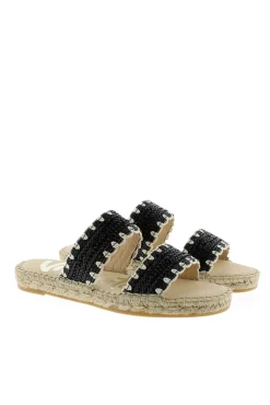 Vidorreta Sandalia yute tiras negras
