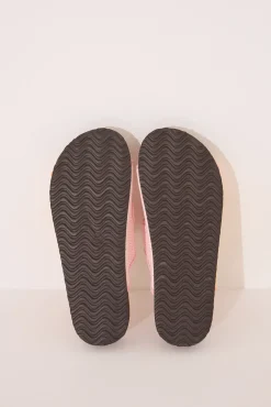 Women'secret Sandalias bio efecto rafia rosa salmón