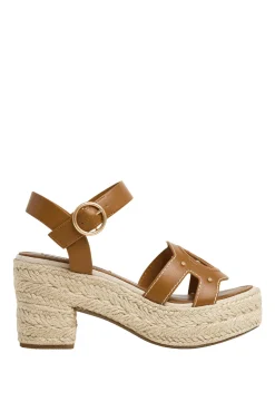 Pepe Jeans Sandalias Monograma Con Detalles Yute