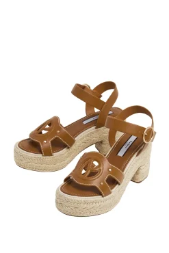 Pepe Jeans Sandalias Monograma Con Detalles Yute