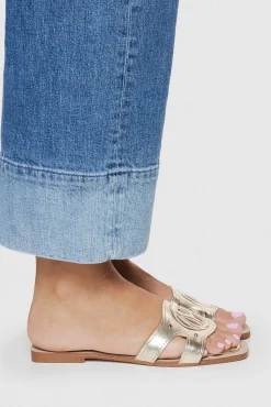 Pepe Jeans Sandalias Planas Con Monograma