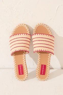 Women'secret Sandalias planas pala rafia