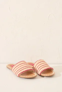 Women'secret Sandalias planas pala rafia