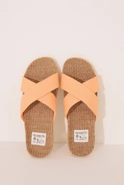 Women'secret Sandalias rafia tiras cruzadas
