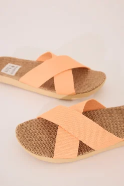 Women'secret Sandalias rafia tiras cruzadas