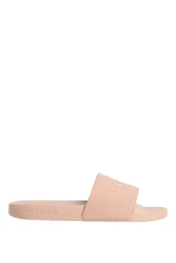 Calvin Klein Sandalias slides con logo grabado.