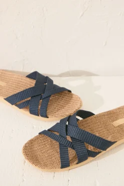 Women'secret Sandalias tiras efecto rafia