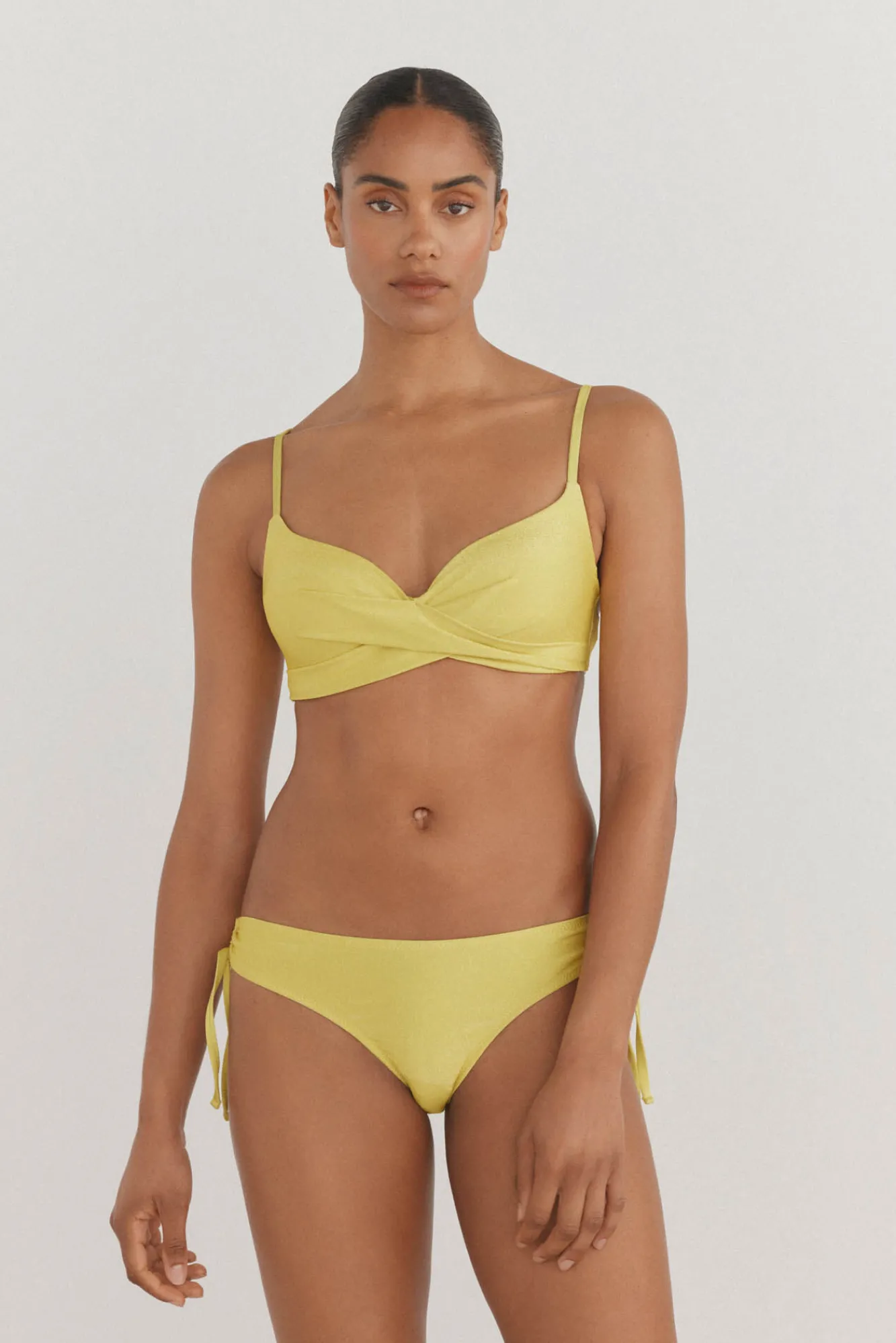 Pedro del Hierro Set bikini top balconette y braguita clásica lurex