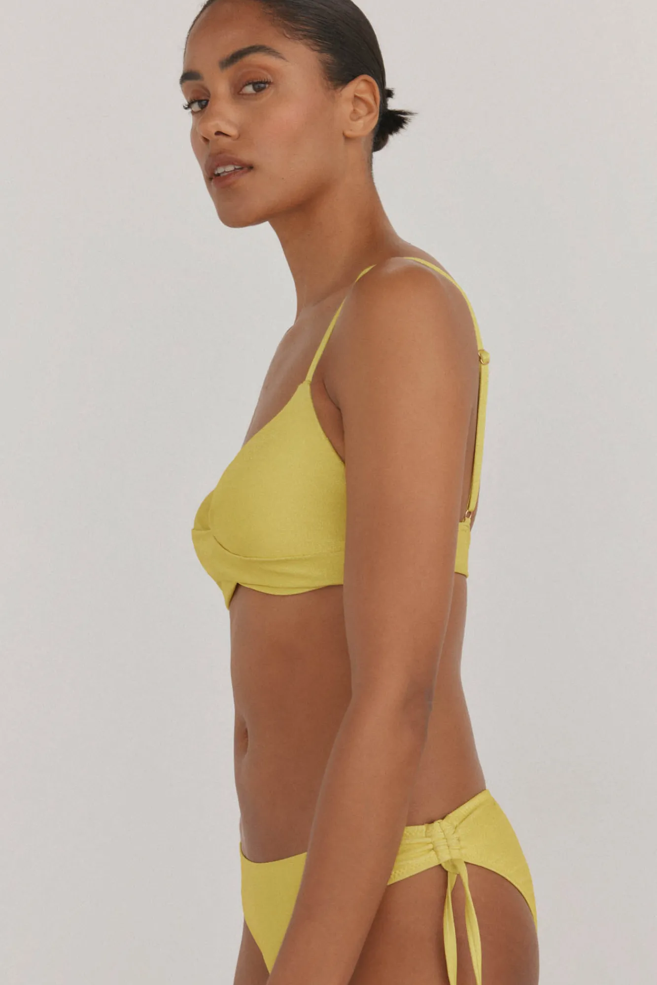 Pedro del Hierro Set bikini top balconette y braguita clásica lurex