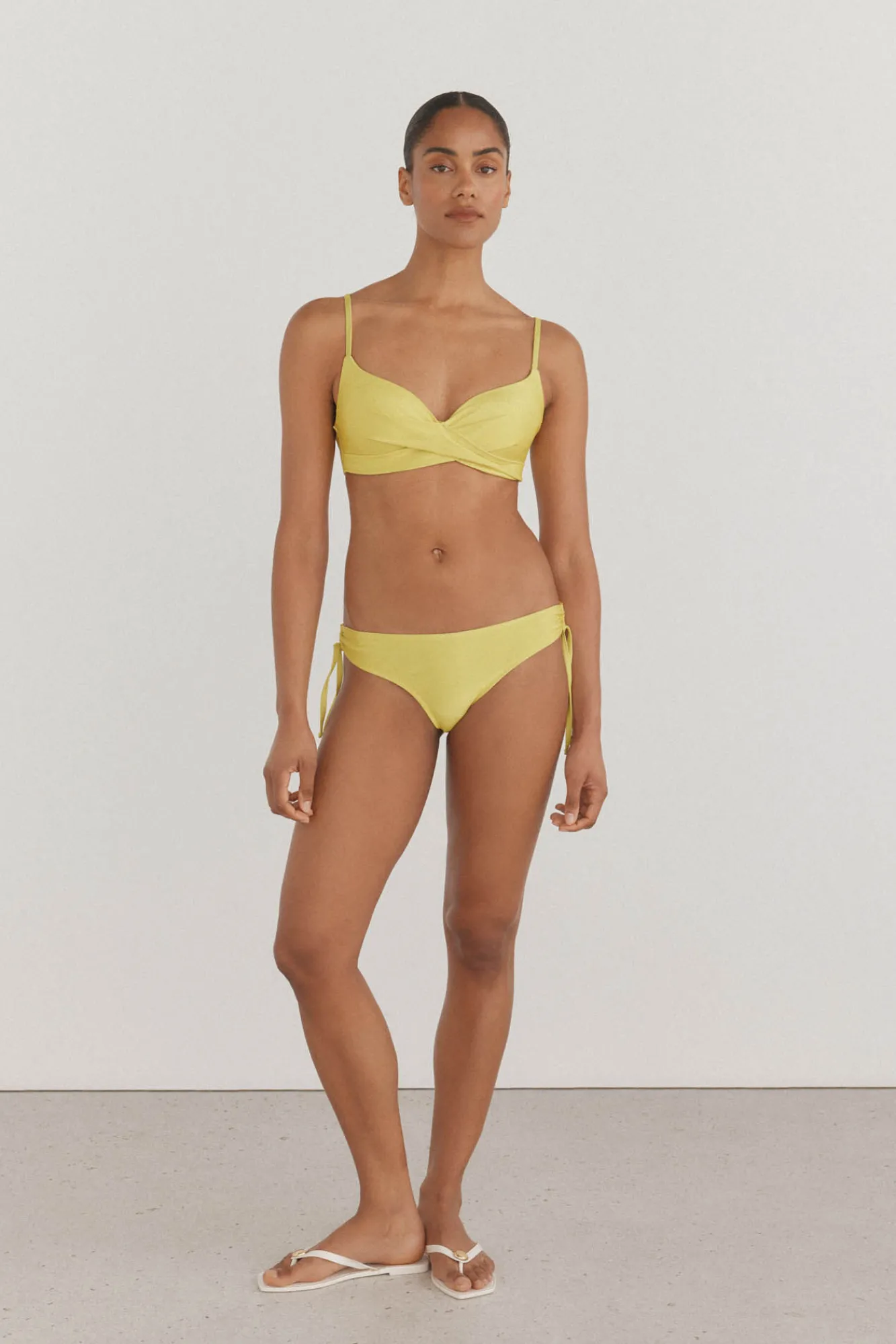 Pedro del Hierro Set bikini top balconette y braguita clásica lurex