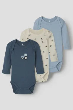 Crianças Name it Set de 3 bodies de bebe