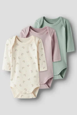 Crianças Name it Set de 3 bodies de bebe