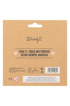 Mr. Wonderful Set de 2 llaveros - Corazón y corazón bandido