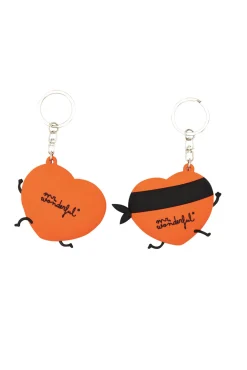 Mr. Wonderful Set de 2 llaveros - Corazón y corazón bandido