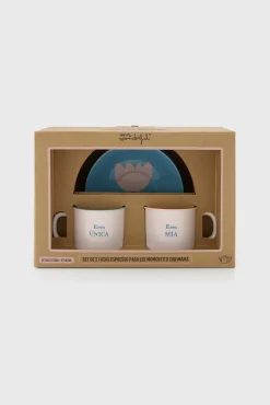 Mr. Wonderful Set de 2 tazas espresso mensaje
