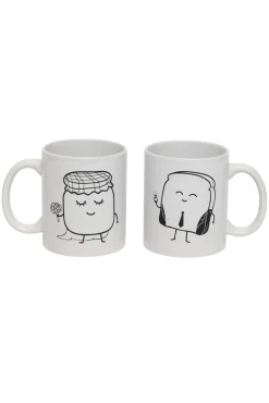 Mr. Wonderful Set de 2 tazas Iconic - Juntos es mejor