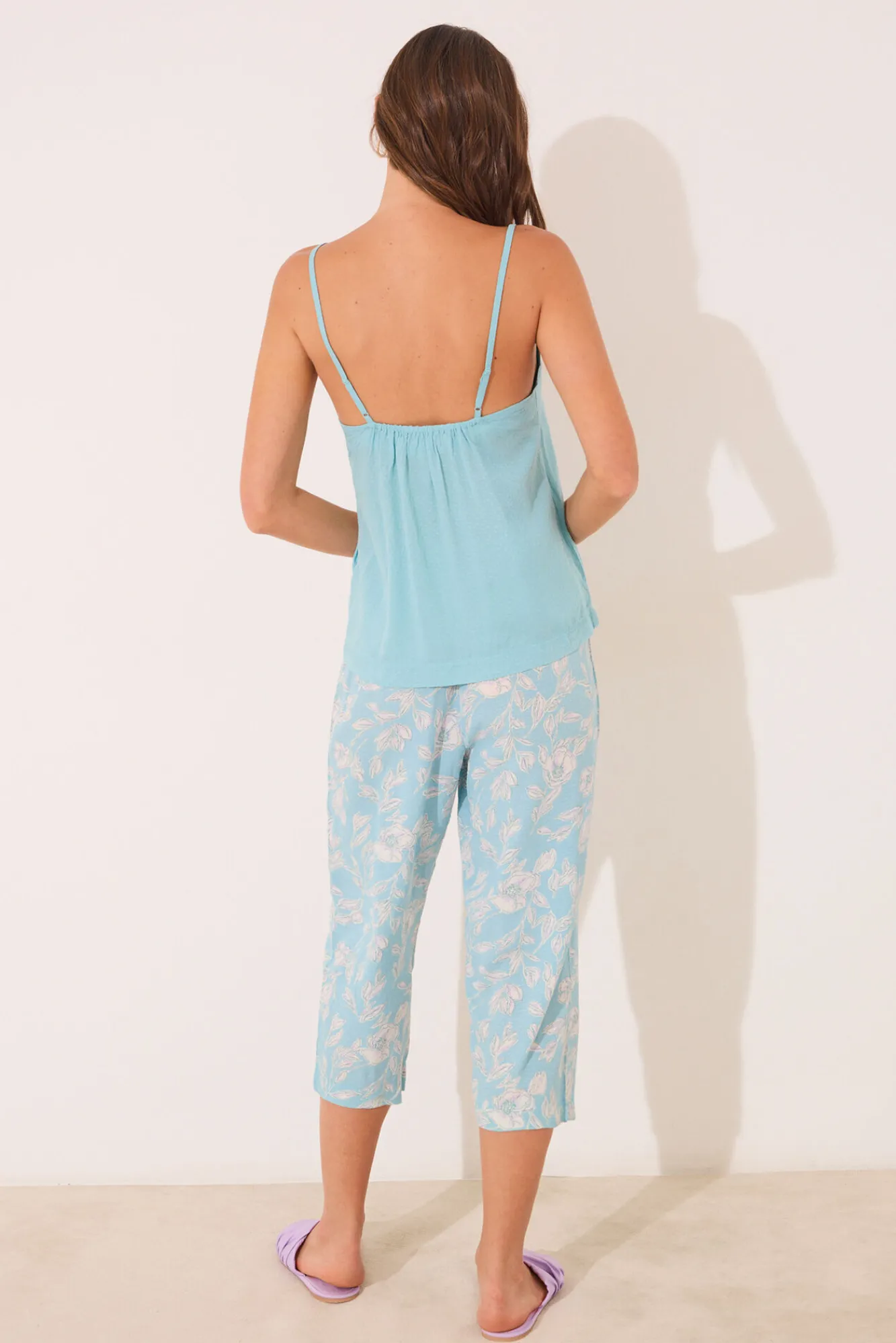 Women'secret Set de camiseta, pantalón y bata