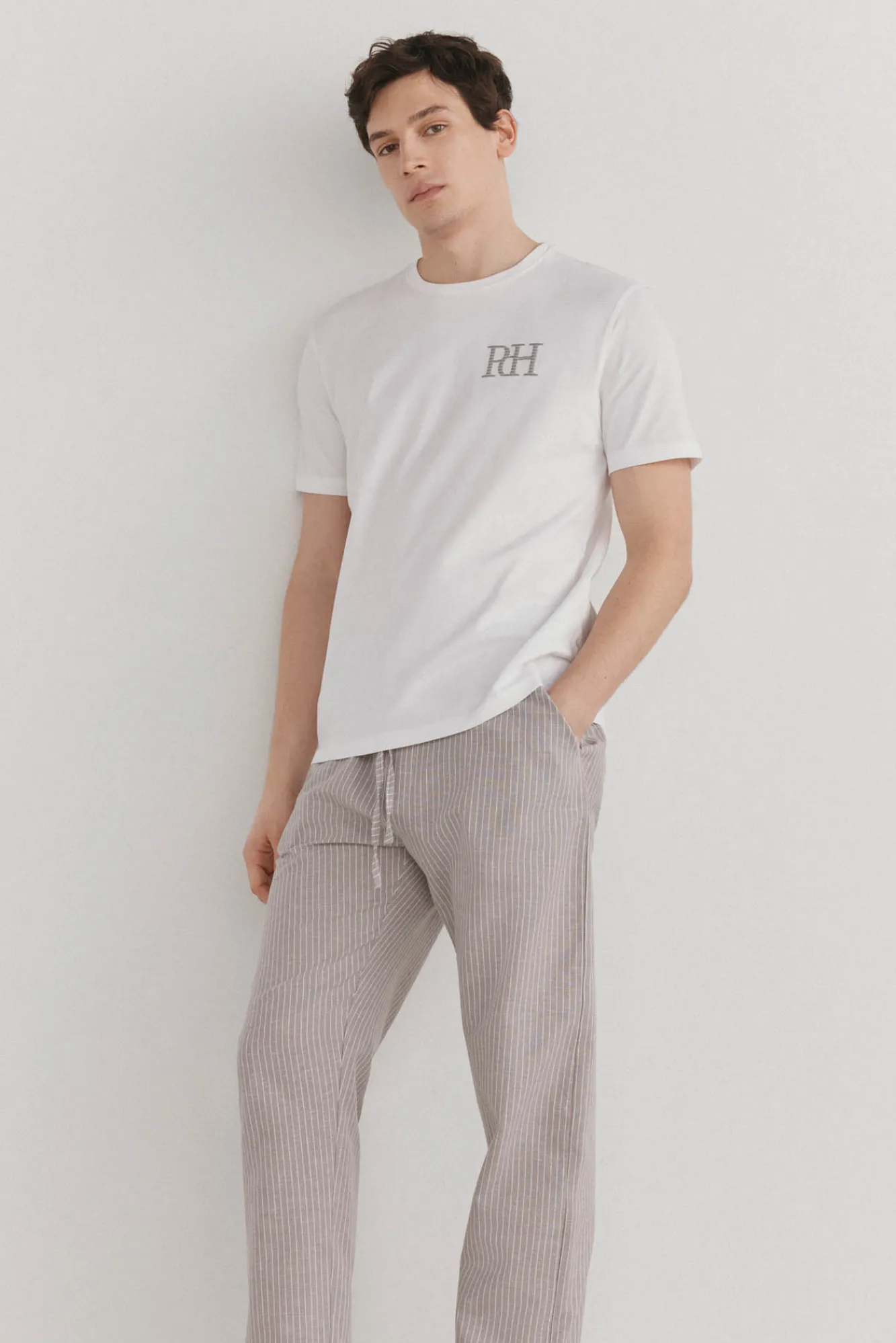 Pedro del Hierro Set de pijama punto y tela
