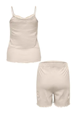 Only Maternity Set de top de tirantes y shorts maternity
