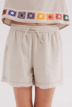 Crianças Springfield Kids Short lino niña