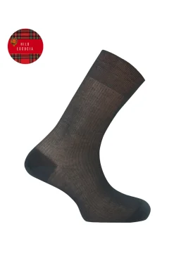 Short ribbed socks