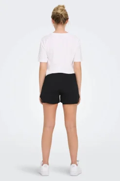 Only Play Shorts corte loose cintura media