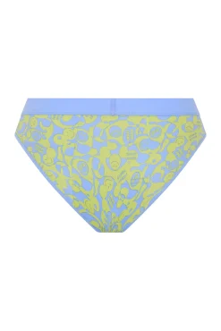 Modibodi SmileyWorld® Braga Menstrual Teen Algodón Orgánico Flujo Súper Green