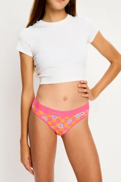 Modibodi SmileyWorld® Braga Menstrual Teen Algodón Orgánico Flujo Súper Flower