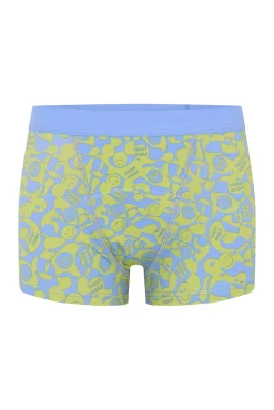 Modibodi SmileyWorld® Short Menstrual Teen Algodón Orgánico Flujo Súper Green