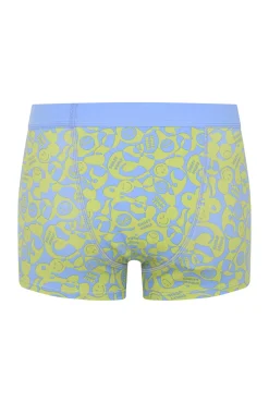 Modibodi SmileyWorld® Short Menstrual Teen Algodón Orgánico Flujo Súper Green