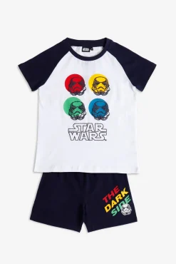Crianças Admas STAR WARS Pijama Manga Corta The Dark Strike para Niño
