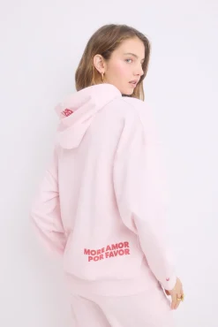 HI&BYE Sudadera capucha felpa algodón
