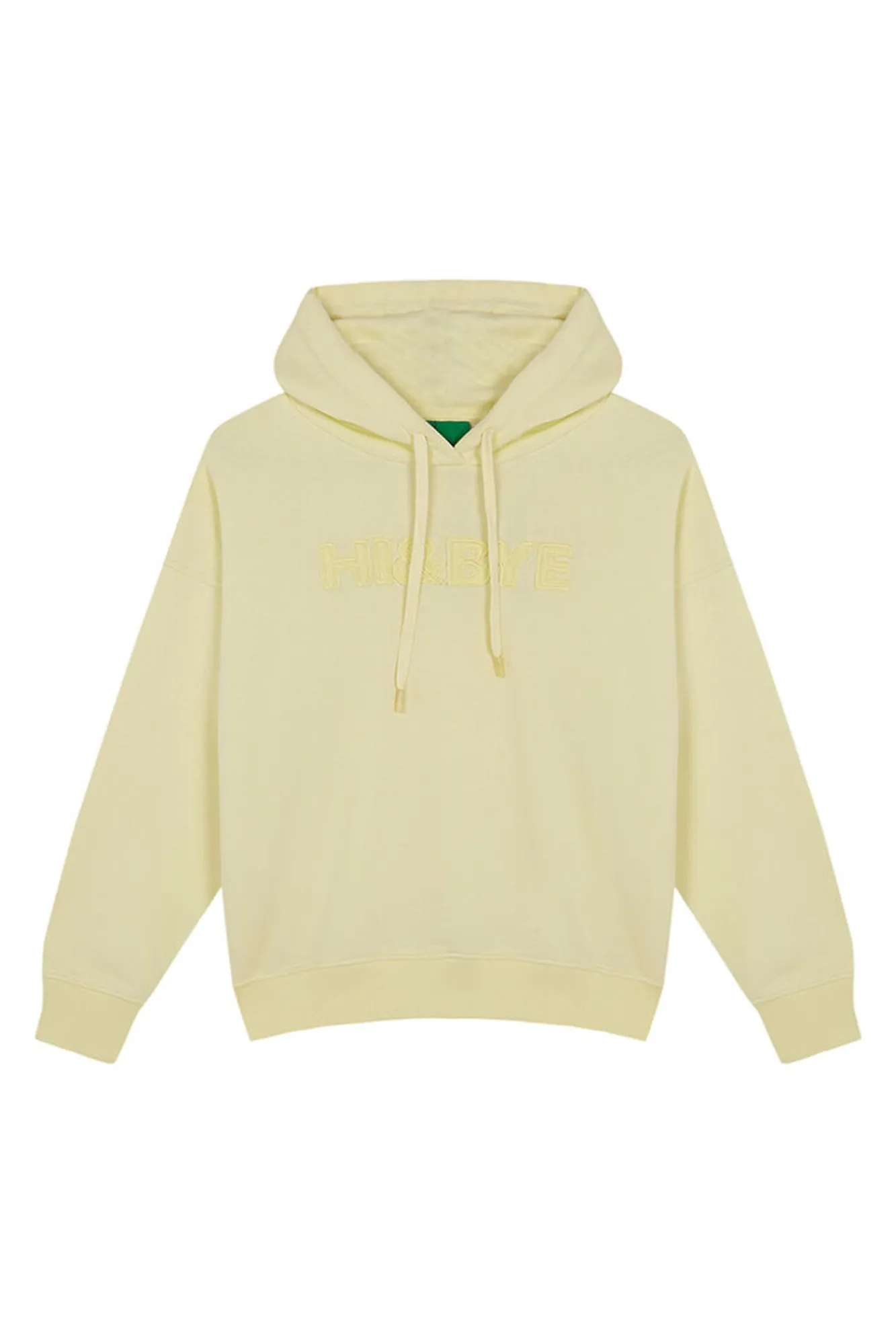 HI&BYE Sudadera capucha felpa algodón