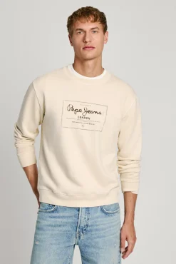 Sudadera de cuello redondo