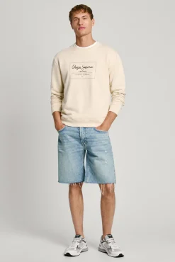 Sudadera de cuello redondo