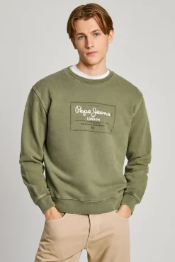 Sudadera de cuello redondo