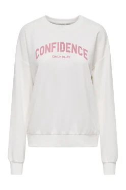 Only Play Sudadera de manga larga y cuello redondo